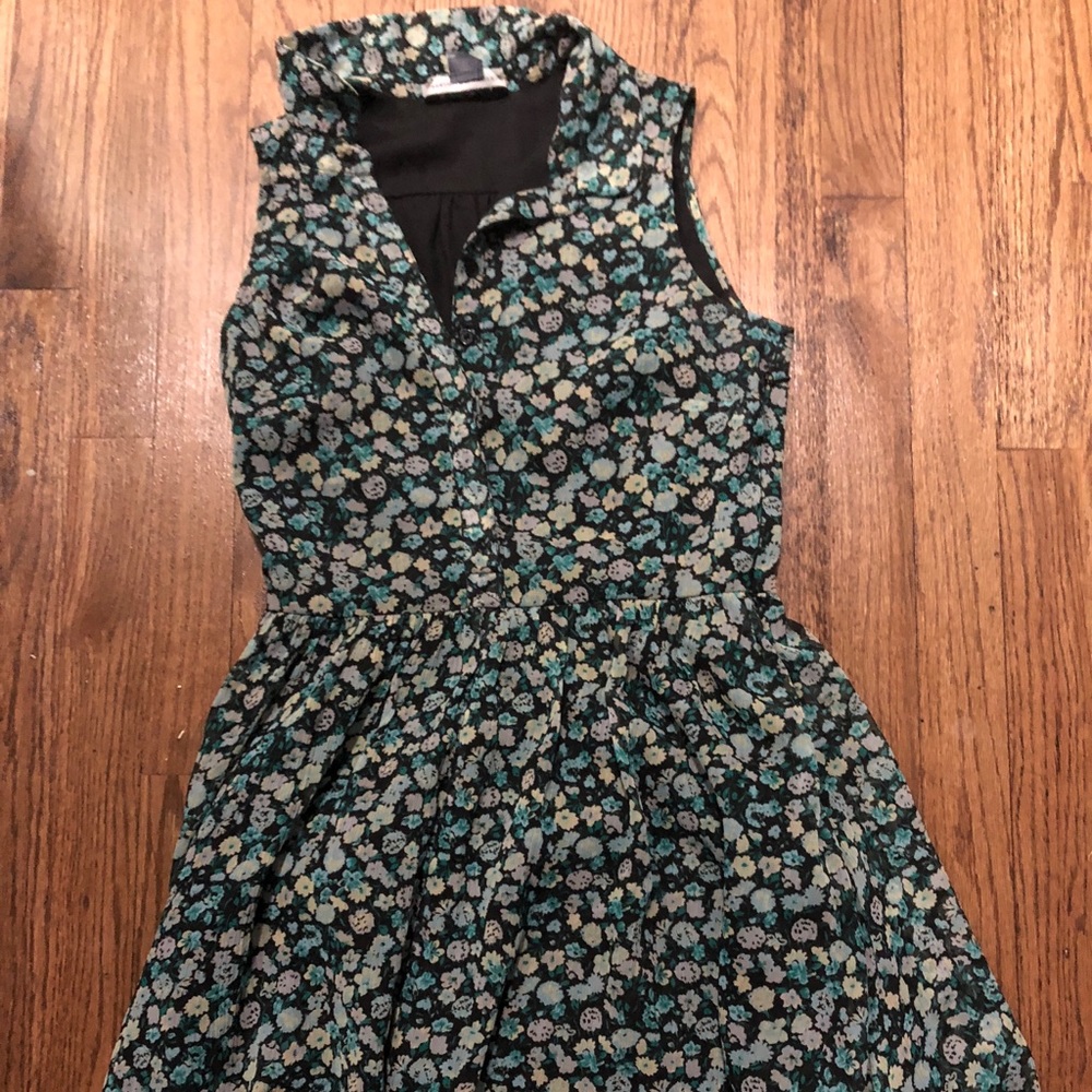 French connection fit and flare floral dress